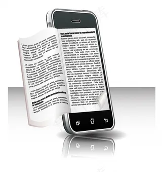 在智能手机上的电子书