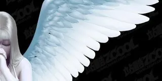 一个美丽的天使矢量素材