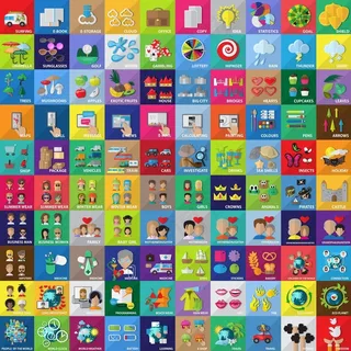 时尚医疗生活百科图标素材