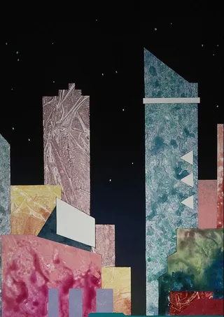 水彩建筑画图片