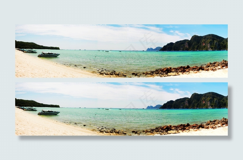 泰国普吉pp岛海滩图片
