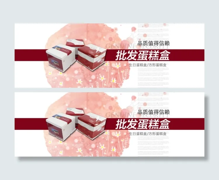 蛋糕盒海报素材psd模版下载