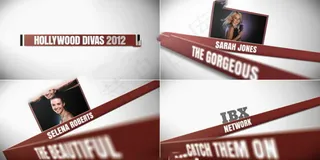 干净简洁的Z字型条带主题展示