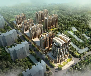 重庆中铁项目小区鸟瞰