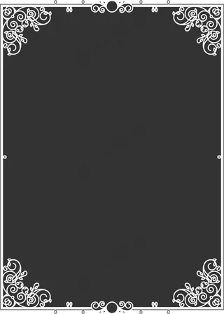 精美古典花边边框设计矢量素材