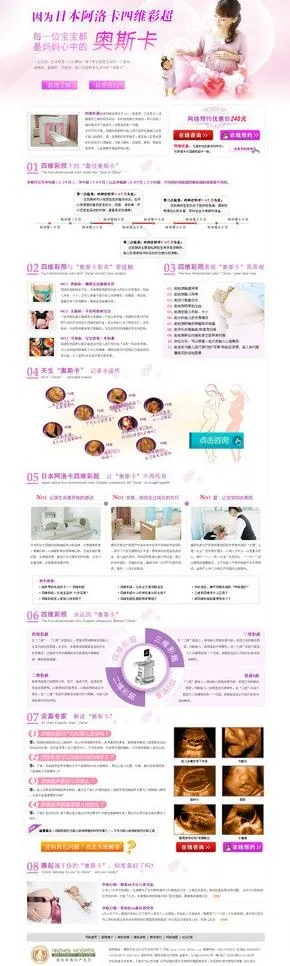 四维彩超专题图片psd模版下载