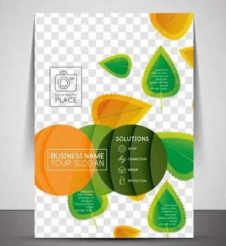 企业宣传覆盖集矢量图07