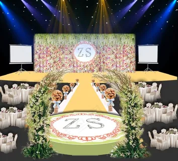 香槟色婚礼效果图