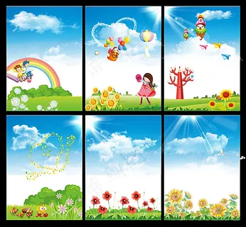 学校展板背景 唯美背景