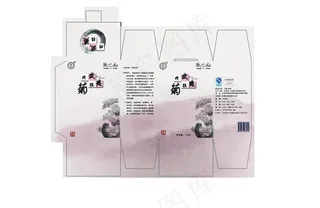 茶叶包装展开图图片