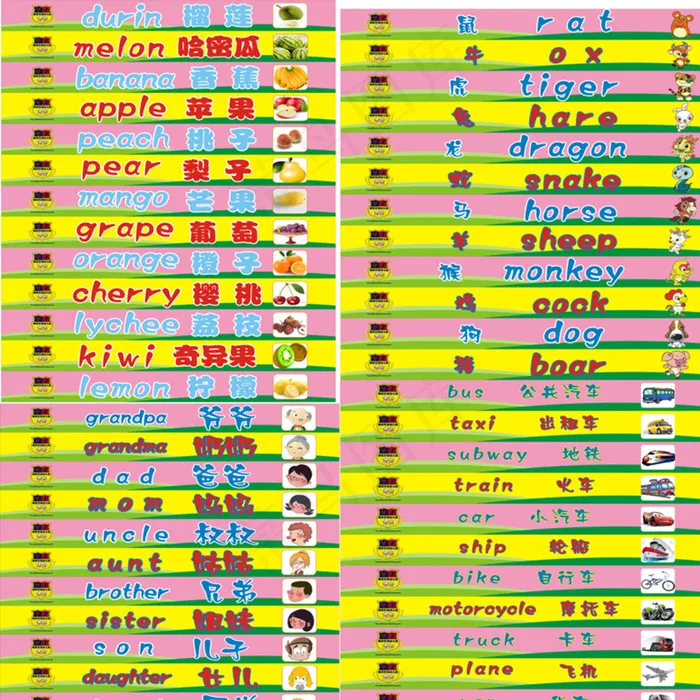 幼儿园楼梯贴图片cdr矢量模版下载
