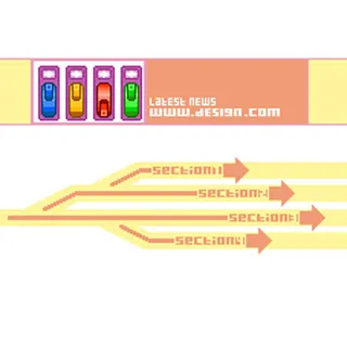 PSD分层素材交通指示图