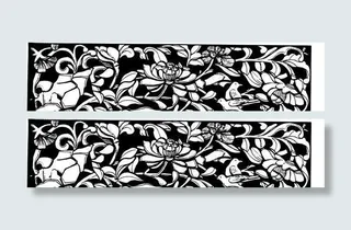 清代（上）版画 装饰画 中华图案五千年 矢量 AI格式_0932