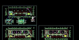 三层小学教学楼建筑平面图