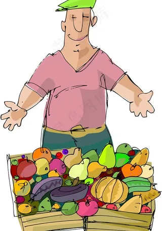 商人 商贩 商家 水果图片