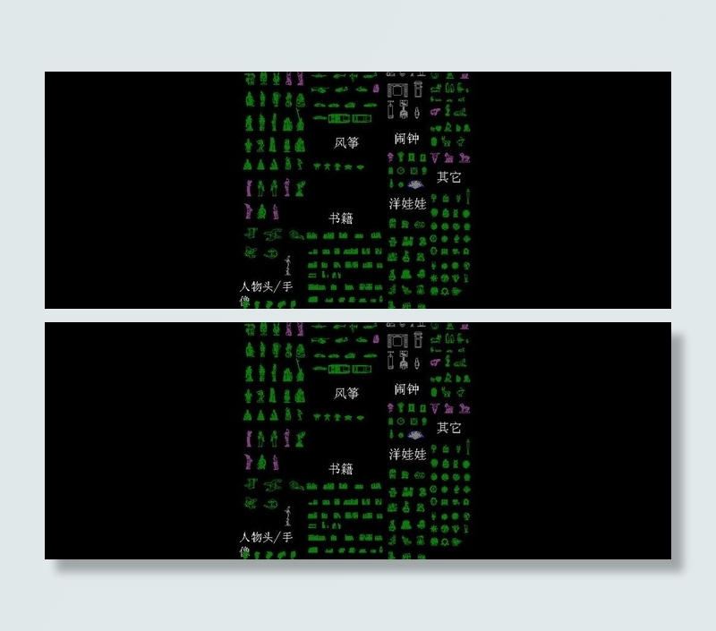 cad装饰物素材图片