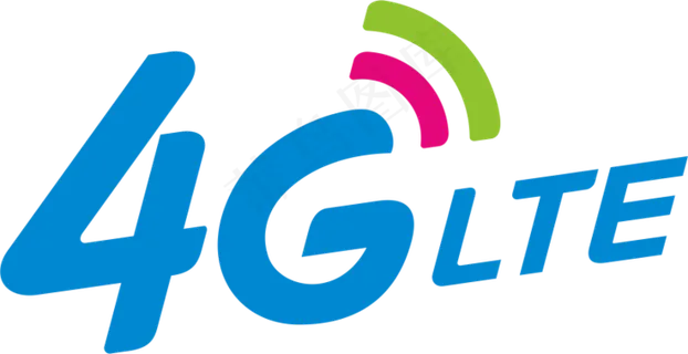 蓝色简约5glogo标准色移动免抠元素