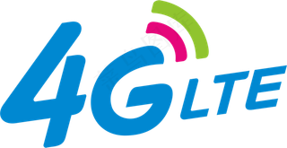 蓝色简约5glogo标准色移动免抠元素