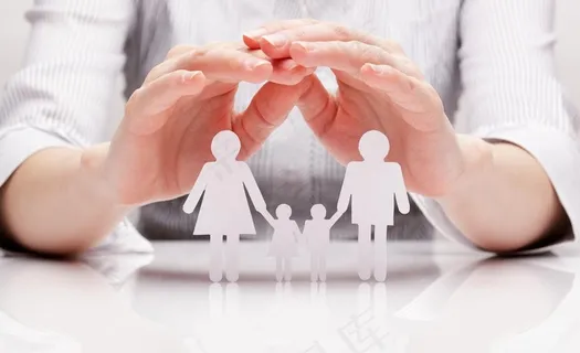 双手捧剪纸小人图片