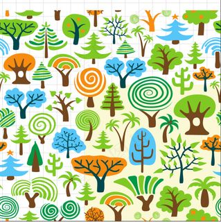 卡通树矢量素材 卡通树矢量素材