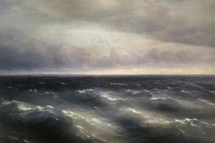 海景油画（非高清）图片