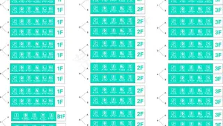 商场楼层灯箱指示牌图片