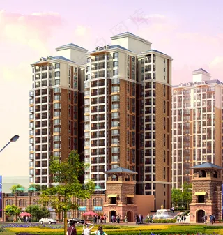 楼盘效果图图片