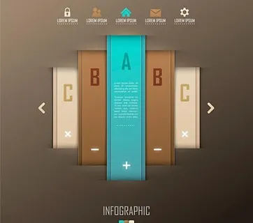 彩色折纸图案图形矢量五