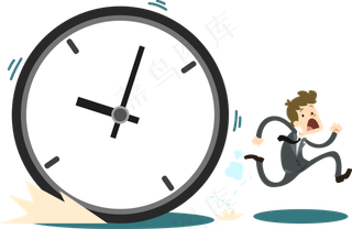 卡通闹钟时间图片海报素材