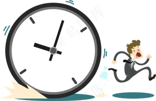 卡通闹钟时间图片海报素材