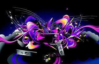 矢量时尚花纹元素