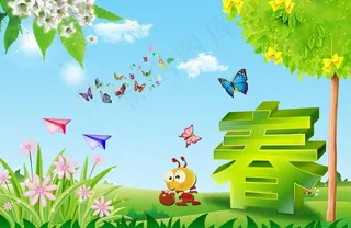 春天海报图片