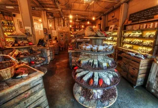 街头巧克力糖果店图片