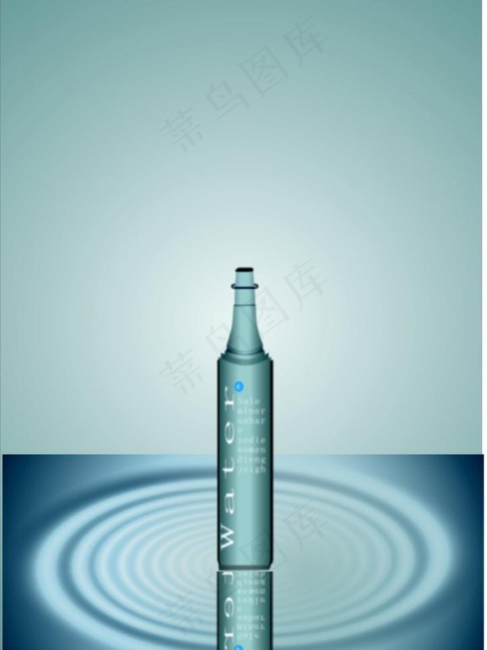 矿泉水包装图片cdr矢量模版下载