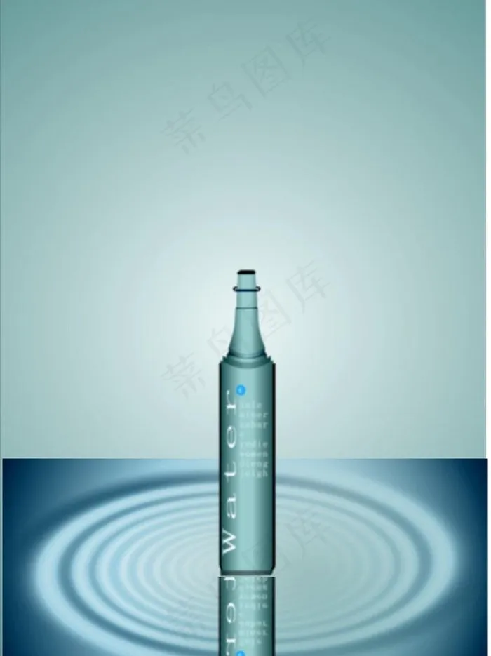 矿泉水包装图片cdr矢量模版下载