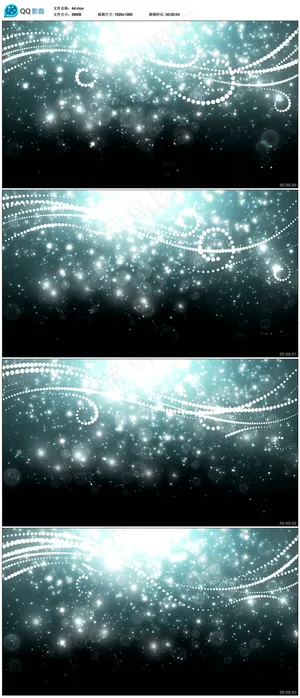 光斑粒子闪烁视频素材