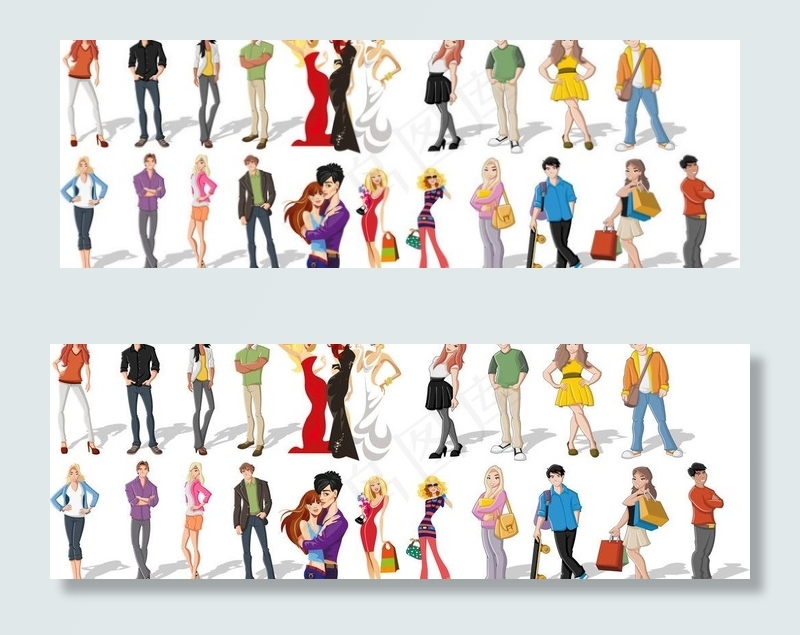 卡通人物集锦图片