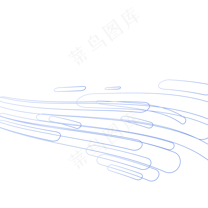 渐变流线科技装饰电商素材矢量(2000*2000px 300 dpi )ai矢量模版下载