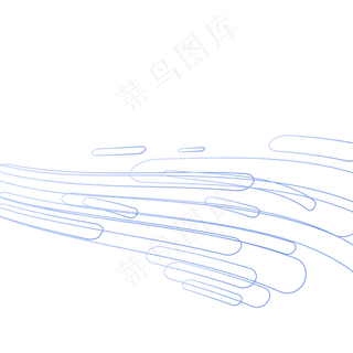 渐变流线科技装饰电商素材矢量