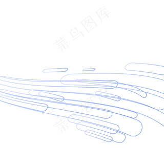 渐变流线科技装饰电商素材矢量