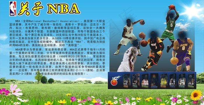 关于nba图片(3500X2000)cdr矢量模版下载