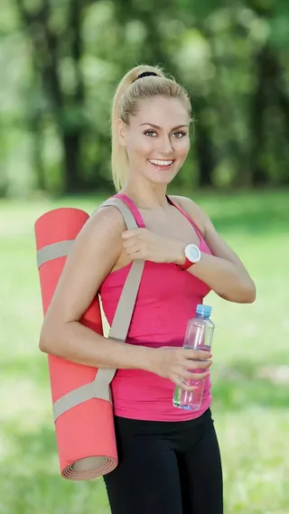 运动达人外国美女高清摄影图片