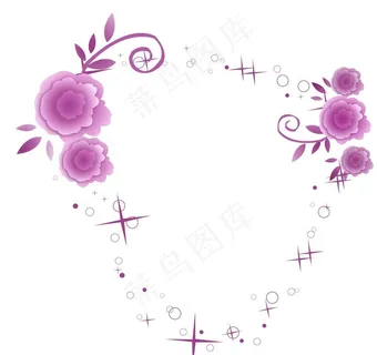 心形花移门图案图片