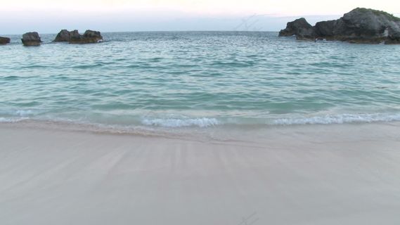 蓝水打砂滩百慕大群岛股票视频 视频...