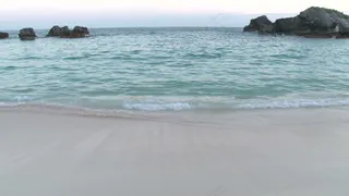 蓝水打砂滩百慕大群岛股票视频 视频...