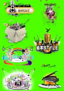 音乐素材图片