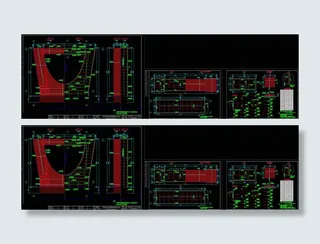 桥墩墩身钢筋布置图
