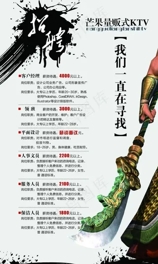 招聘海报素材下载