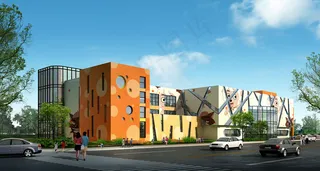 幼儿园室外效果图片