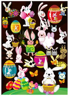 兔年兔子矢量图